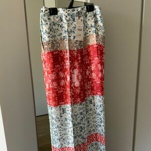 Zara floral printed pants new w tag size s $50